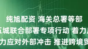 纯旭配资 海关总署等部门在二十五城联合部署专项行动 着力应对外部冲击 推进跨境贸易便利化